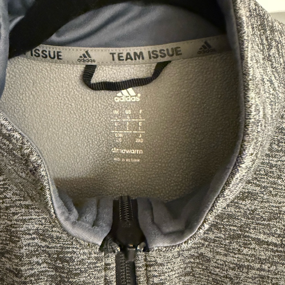 Banana Republic Gray Long Sleeve Polo Shirt. NWT. Quarter zip fleece adidas - Picture 8 of 11